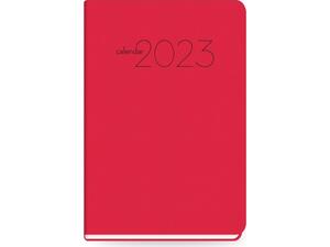 Ημερολόγιο εβδομαδιαίο The Writing Fields All Times 320 7.5x11cm 2024 ημιεύκαμπτο εξώφυλλο με ματ δερματίνη κόκκινο